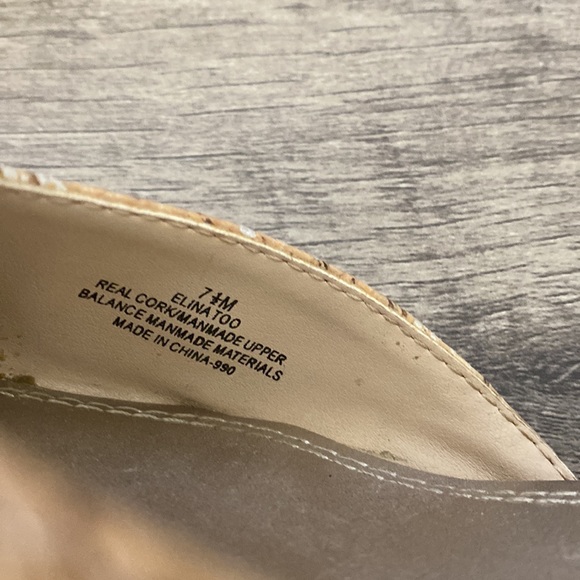 Impo cork small heel shoes size 7.5 - Picture 4 of 8